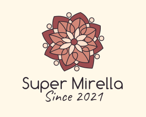 Asian - Mandala Floral Decoration logo design