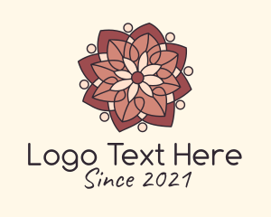 Botanist - Mandala Floral Decoration logo design