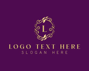 Salon - Fashion Luxury Flower logo design