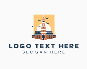 Tourist - Landmark Structure Building logo design