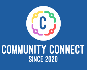 Community Organization Lettermark logo design