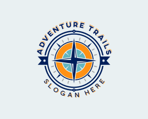 Navigation Compass Adventure logo design