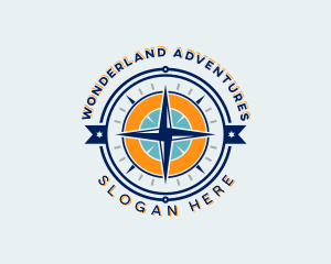 Navigation Compass Adventure logo design