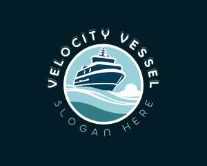 Vessel Shipyard Boat logo design