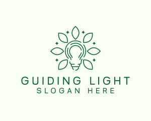 Eco Light Bulb Technology logo design