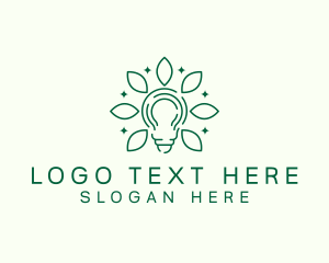 Eco Light Bulb Technology Logo