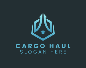 Star Arrow Delivery logo design