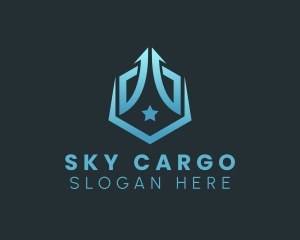 Star Arrow Delivery logo design