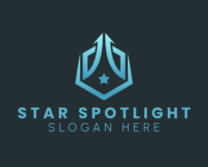 Star Arrow Delivery logo design