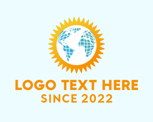 Solar Energy - Global Solar Energy logo design