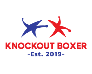 Boxer - Star Boxing Sport logo design