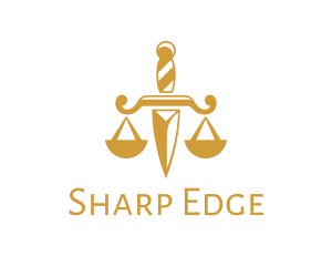 Dagger - Dagger Law Scale logo design