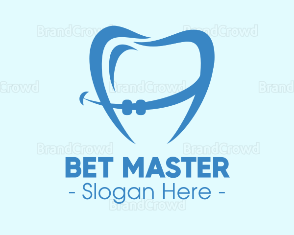 Orthodontist Dental Tooth Braces Logo