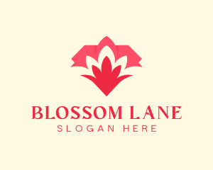 Diamond Flower Garden logo design