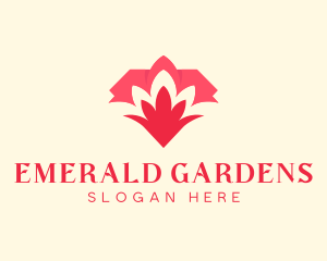 Nature Flower Garden logo design