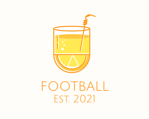 Orange - Lemon Orange Juice Drink logo design