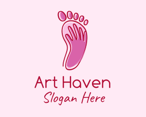 Foot Massage Spa  logo design