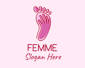 Foot Massage Spa  logo design