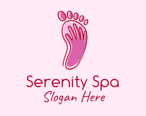 Relaxing - Foot Massage Spa logo design