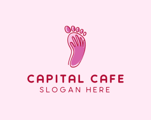 Foot Massage Spa  logo design