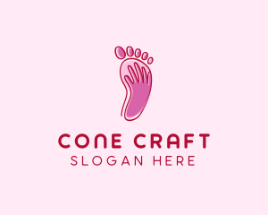 Foot Massage Spa  logo design