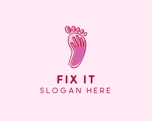 Foot Massage Spa  logo design