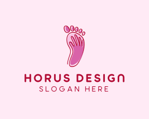 Foot Massage Spa  logo design