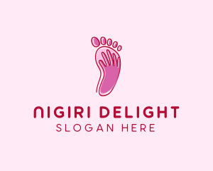 Foot Massage Spa  logo design