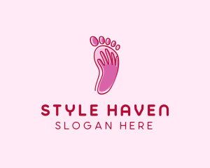 Foot Massage Spa  logo design