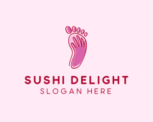 Foot Massage Spa  logo design