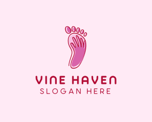 Foot Massage Spa  logo design