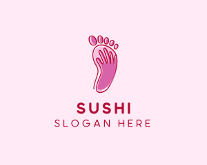 Foot Massage Spa  logo design