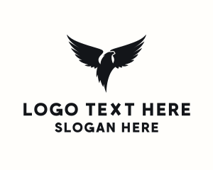 Bird - American Bald Eagle Aviary logo design