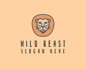 Wild Lion Safari  logo design