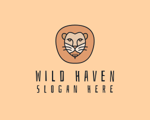 Wild Lion Safari  logo design