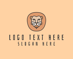 Zoo - Wild Lion Safari logo design