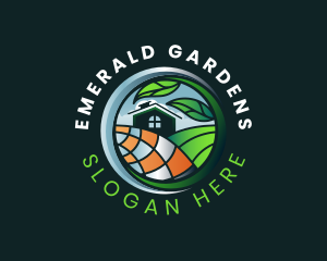 Home Gardening Landscape logo design