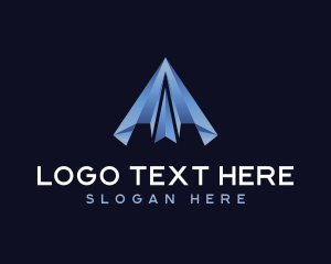 Logistics - Plane Flight Pilot logo design