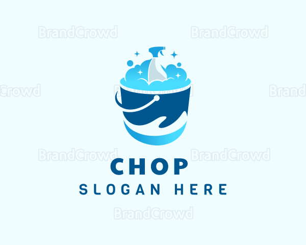 Cleaning Bucket Spray Logo