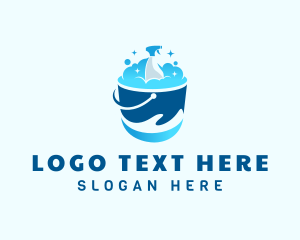 Cleaning Bucket Spray Logo