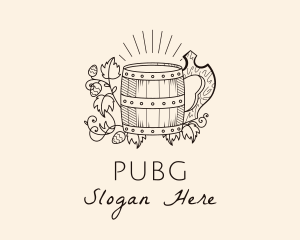 Hipster - Beer Barrel Brewery logo design