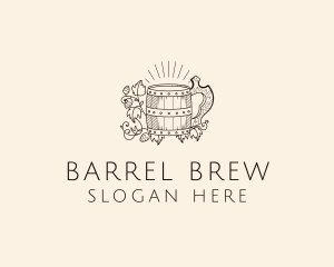 Beer Barrel Brewery logo design