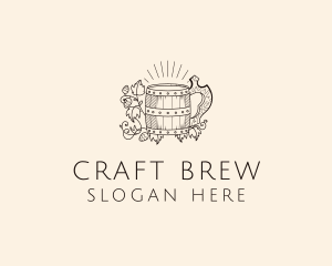 Beer Barrel Brewery logo design