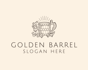 Beer Barrel Brewery logo design