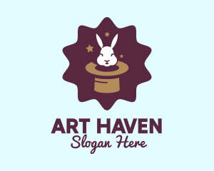 Magic Rabbit Hat logo design