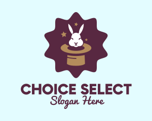 Magic Rabbit Hat logo design