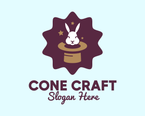 Magic Rabbit Hat logo design