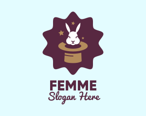 Magic Rabbit Hat logo design