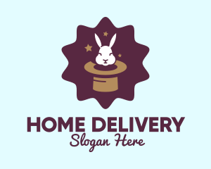 Magic Rabbit Hat logo design