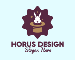 Magic Rabbit Hat logo design